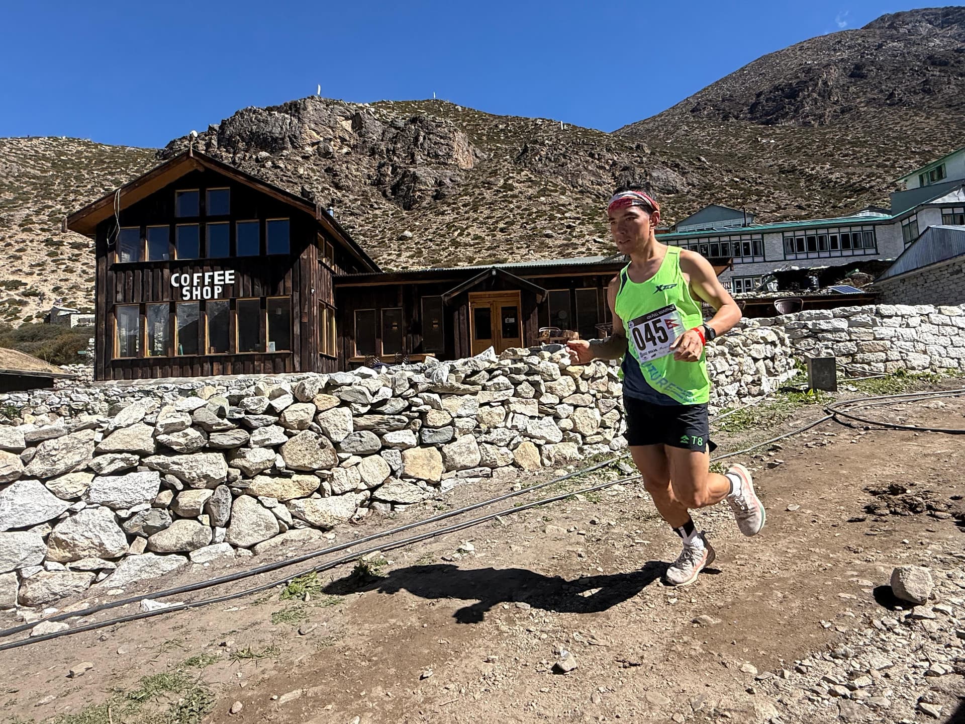 Guest moment at Dingboche Inn