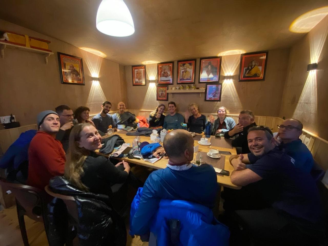 Guest moment at Dingboche Inn