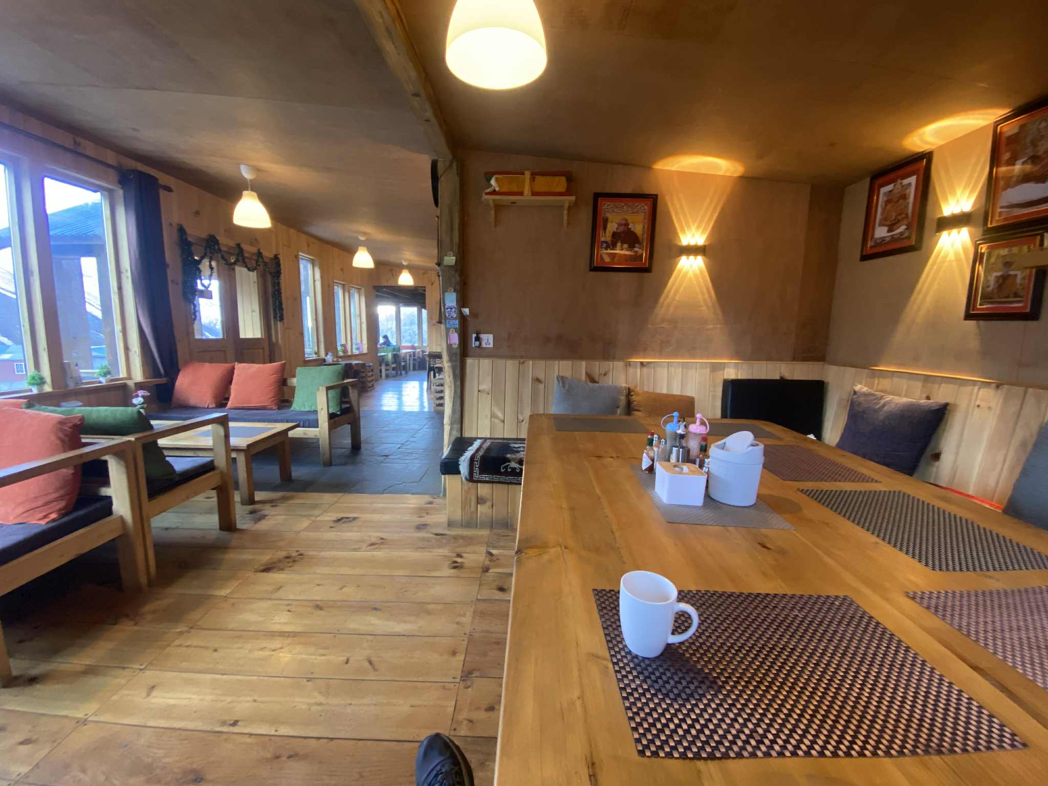 Signature space at Dingboche Inn