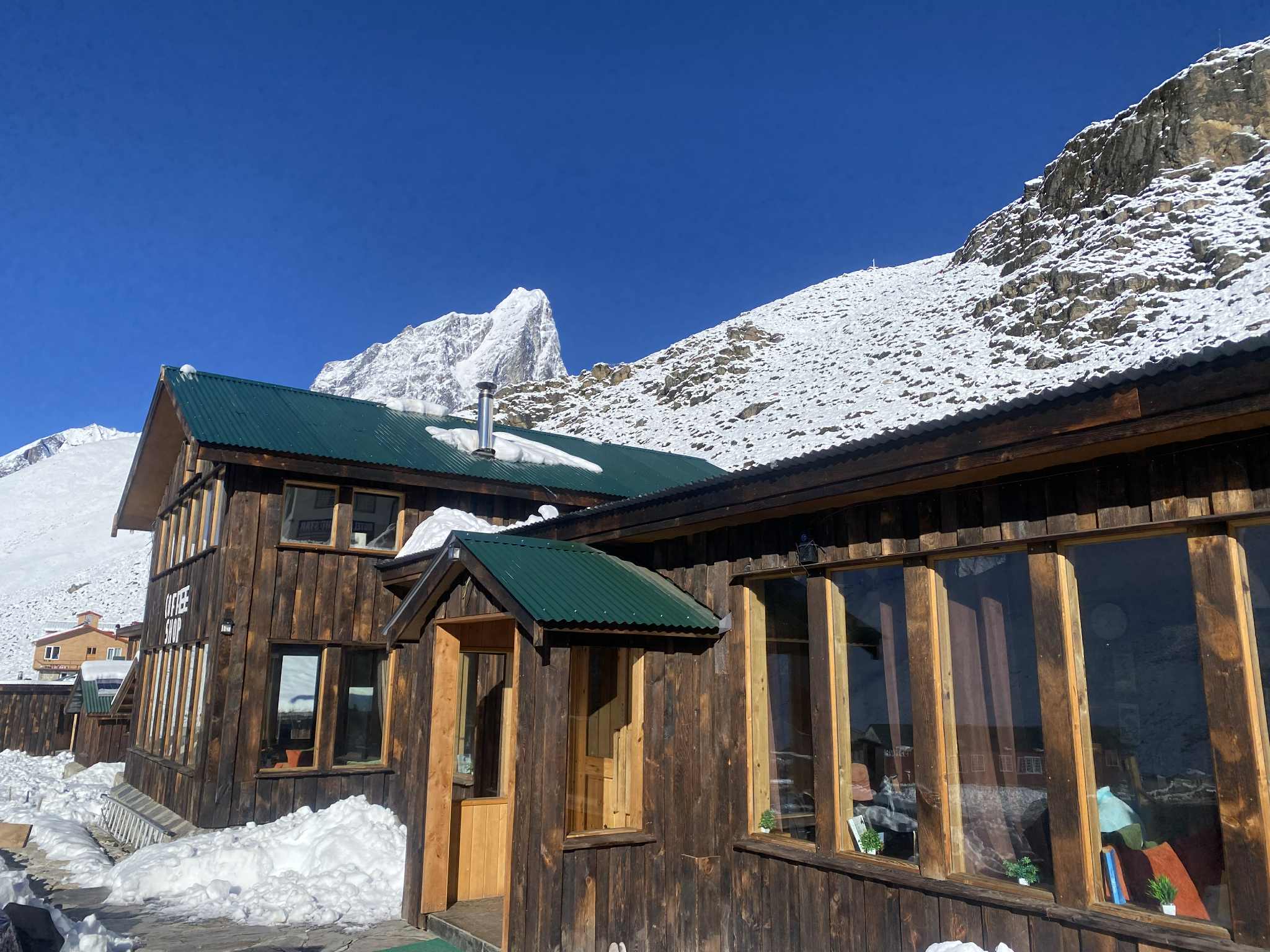 Signature space at Dingboche Inn