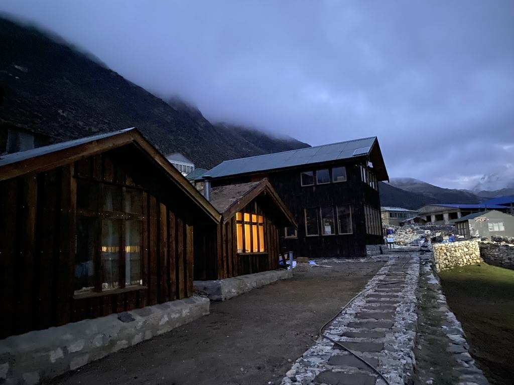 Signature space at Dingboche Inn